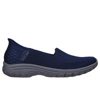 Skechers Donna Slip-ins Relaxed Fit: Reggae Fest 2.0 - Guiding Light Slip-On Shoes in Blu Navy Blue, Taglia 37.5, Vegan
