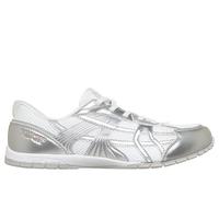 Skechers Donna Slip-ins: Retro Lite - Mesmerized Sneaker in Bianco/Argento, Taglia 39, Lavabile in lavatrice