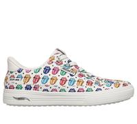 Skechers Donna Slip-ins Rolling Stones: Arch Fit Arcade - Sing It Out Sneaker in Bianco/Multicolore, Taglia 38, Vegan
