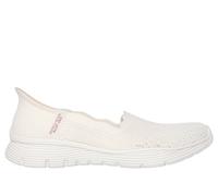 Skechers Donna Slip-ins: Seager - Believe It Shoes in Bianco, Taglia 35, Vegan, Lavabile in lavatrice