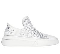 Skechers Donna Slip-ins Snoop Dogg: Snoop One - Rhine-Stoned Sneaker in Bianco, Taglia 41