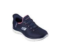Skechers Donna Slip-Ins Summits Diamond Dream Sneakers 150123 NVPK Blu Rosa