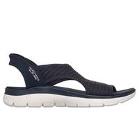 Skechers Donna Slip-ins: Summits - Sweetly Evolved Sandali in Blu Navy Blue, Taglia 37, Vegan, Lavabile in lavatrice