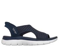 Skechers Donna Slip-ins: Summits - Sweetly Evolved Sandali in Blu Navy Blue, Taglia 38 Wide , Vegan, Lavabile in lavatrice