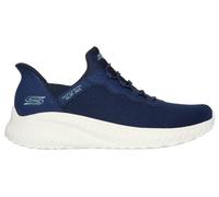 Skechers Donna Slip Ins Trainers Bobs Sport Blu Marina Taglia UK