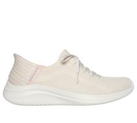 Skechers Donna Slip-ins: Ultra Flex 3.0 - Brilliant Sneaker in Naturale, Taglia 37 Wide , Vegan