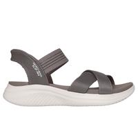 Skechers Donna Slip-ins: Ultra Flex 3.0 - Never Better Sandali in Talpa Scuro, Taglia 36.5, Vegan
