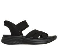Skechers Donna Slip-ins: Ultra Flex 3.0 Sandali - Forever Better in Nero, Taglia 40, Vegan, Lavabile in lavatrice