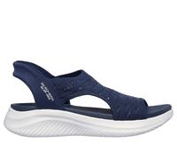 Skechers Donna Slip-ins: Ultra Flex 3.0 - Sun Warmth Sandali in Blu Navy Blue, Taglia 37, Vegan