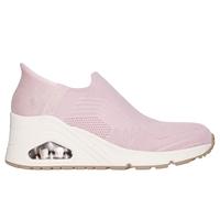 Skechers Donna Slip-ins: Uno Wedge - Kickin' Knit Sneaker in Rosa Scuro, Taglia 38, Vegan