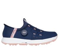 Skechers Donna Slip-ins Waterproof: GO GOLF Elite 5 - Slip 'In Shoes in Blu Navy Blue/Rosa, Taglia 38.5, Arch Fit