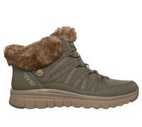 Skechers Donna Slip-ins Waterproof: Graceful - Misty Strolls Sneaker in Oliva, Taglia 36