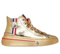 Skechers Donna Snoop Dogg: Snoop One - Gold Medal Snoop Sneaker in Oro, Taglia 36