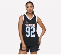 Skechers Donna Street Sideline Jersey in Nero, Taglia Largo