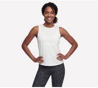 Skechers Donna Stride Performance Tank in Bianco, Taglia Largo