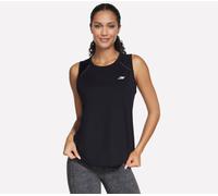 Skechers Donna Stride Performance Tank in Nero, Taglia Largo