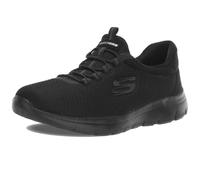 Skechers Donna Summits 12980 Scarpe da ginnastica, Black Mesh/ Trim, 36 EU