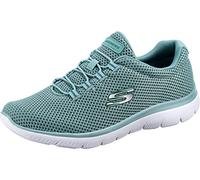 Skechers Donna Summits 12985 Scarpe da ginnastica, Sage Mesh/ White Trim, 37 EU