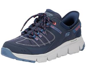 Skechers Donna Summits At 180147 Scarpe da Ginnastica, Navy Synthetic Mesh Coral Trim, 35 EU
