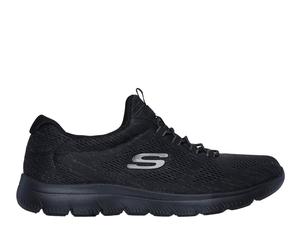 Skechers Donna Summits - Fun Flair Sneaker in Nero, Taglia 37, Vegan