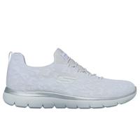 Skechers Sneaker bassa donna Summits stampa leopardata bianco/argento Taglia 39