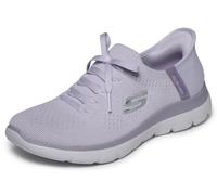 Skechers Donna Summits New Daily Scarpe da Ginnastica, Lavender Knit/Trim, 36 EU