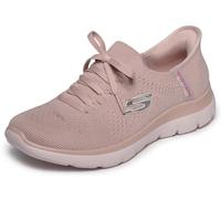 Skechers Donna Summits New Daily Scarpe da Ginnastica, Light Mauve Knit/Light Pink Trim, 36 EU