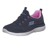 Skechers Scarpe da Ginnastica Vertici Nuova Natura Lavorato a Maglia Blu Navy Rosa/Pervinca 38 EU