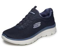 Skechers Donna Summits Plus Summer Haze Scarpe da Ginnastica, Navy, 38.5 EU