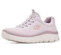 Scarpe slip-on da donna in tessuto rosa SKECHERS SUMMITS PLUS 150668-LTMV