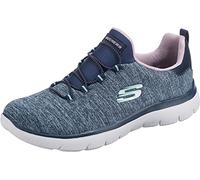 Skechers Donna Summits Quick Getaway Scarpe da ginnastica, Navy Mesh Purple & Lt Blue Trim, 40 EU