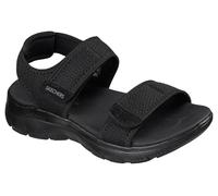 Skechers Sandalo da donna Summits Cute Mark Flat Nero 36