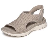 Skechers Sandali Summits Sweetly Evolved Slip-Ins Taupe Knit Donna 37 EU