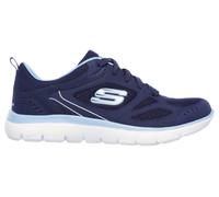 Skechers Donna Summits - Suited Sneaker in Blu Navy Blue/Blu, Taglia 37