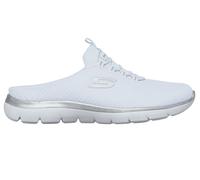 Skechers Donna Summits - Swift Step Shoes in Bianco/Argento, Taglia 40, Vegan