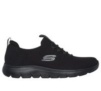 Skechers Summits Top Player, Scarpe da Ginnastica Donna, Black Knit Trim, 43 EU