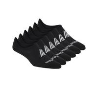 Skechers Donna Super Soft No Show Liner Calze - 6 Pack in Nero, Taglia Medio