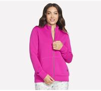Skechers Donna The Hoodless felpa con cappuccio GO WALK Everywhere Giacca in Rosa/Porpora, Taglia Piccolo
