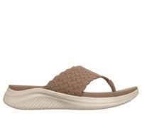 Skechers Donna Ultra Flex 3.0 - Rhythm Waves Sandali in Marrone, Taglia 40, Vegan, Lavabile in lavatrice