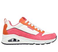 Skechers Donna UNO - 2 Much Fun Sneaker in Rosa/Arancione, Taglia 41