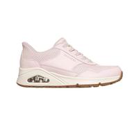 Skechers Donna Uno BANKSIA Luxe Scarpe da Allenamento, Light Pink Duraleather, 36 EU