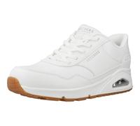 Skechers Sneaker Uno Banksia da Donna Maglia Duraleather Bianca 42 EU