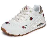 Skechers Donna Uno Champagne & Rose, Rosso/Bianco, 38,5 EU