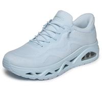 Skechers Uno Glide-Step Air Gliders, Scarpe da Ginnastica Donna, Light Blue Mesh, 38.5 EU