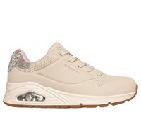 Skechers Donna UNO - Jungle Nite Sneaker in Naturale, Taglia 37