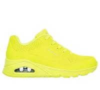 Skechers Uno - Night Shades, Sneaker Donna, Yellow Neon Yellow Durabuck Nyel, 37 EU