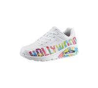 SKECHERS Donna uno - One For Stars Sneakers Hollywood 177995 Wmlt Bianco /