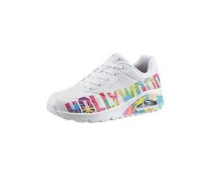 SKECHERS Donna uno - One For Stars Sneakers Hollywood 177995 Wmlt Bianco /