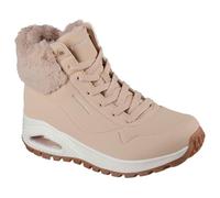 Skechers Uno Rugged Fall Air, Scarpe da Ginnastica Donna, Sand Durabuck/Faux Fur, 40 EU