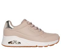 Skechers Donna UNO - Shimmer Away Sneaker in Naturale, Taglia 39